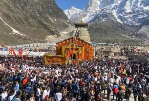 kedarnath तीर्थयात्रियों में उत्साहः दर्शनार्थियों का आंकड़ा छह लाख पार