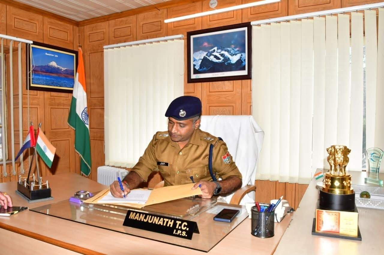 नैनीताल के एसएसपी मंजूनाथ टीसी ने संभाला कार्यभार 1 ssp manjunath tc नैनीताल के एसएसपी मंजूनाथ टीसी ने संभाला कार्यभार