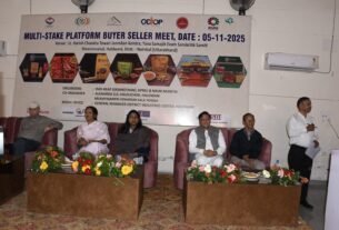 IMG 20251105 WA0011 1 हल्द्वानी : मल्टी स्टेक बायर-सेलर मीट में दिखी स्थानीय उत्पादों की चमक, 80 विक्रेताओं ने लगाए स्टॉल