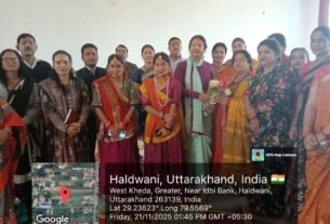 IMG 20251122 WA0009 गौलापार में तीन-साप्ताहिक फैंसी कैंडल मेकिंग प्रशिक्षण शुरू