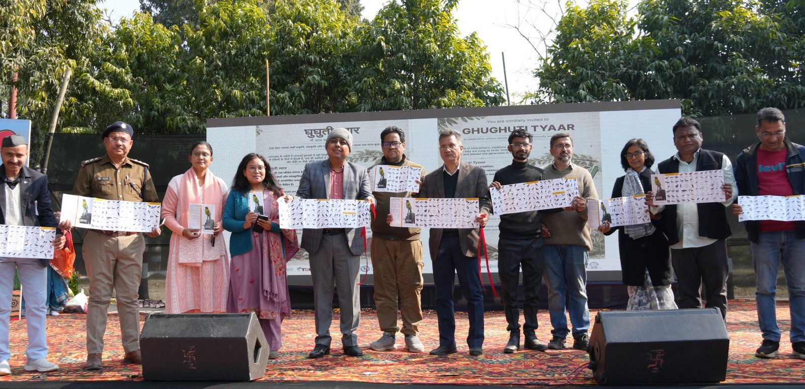 DSC03976 scaled घुघुतिया त्योहार में वेटलैंड और बुनकर पक्षी संरक्षण पर जोर, संजय वन में भव्य आयोजन