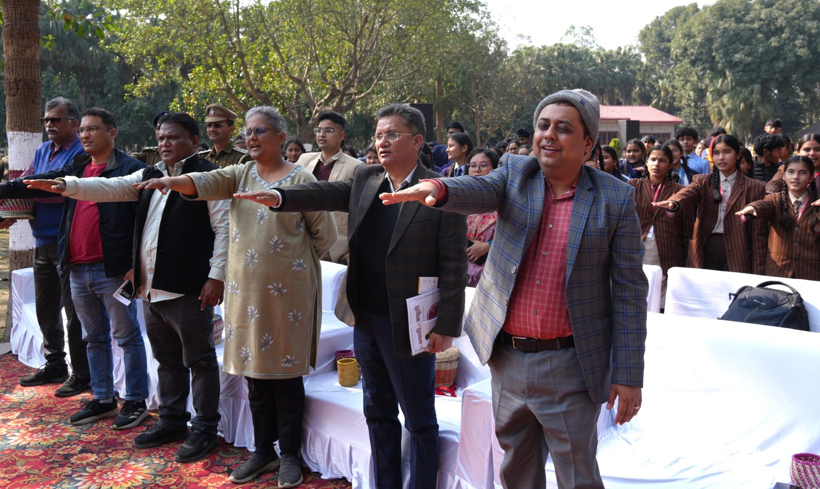 DSC04060 scaled घुघुतिया त्योहार में वेटलैंड और बुनकर पक्षी संरक्षण पर जोर, संजय वन में भव्य आयोजन