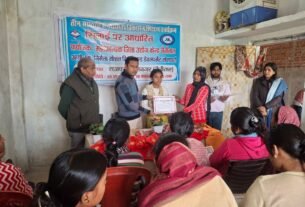 FB IMG 1767800324381 रामनगर में तीन साप्ताहिक सिलाई प्रशिक्षण का समापन, महिलाओं को प्रमाण पत्र वितरित