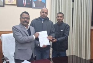 IMG 20260113 WA0010 बाघ के आतंक पर कांग्रेस नेता मनोज शर्मा का राष्ट्रपति को ज्ञापन, जंगल आर्मी के हवाले करने की मांग