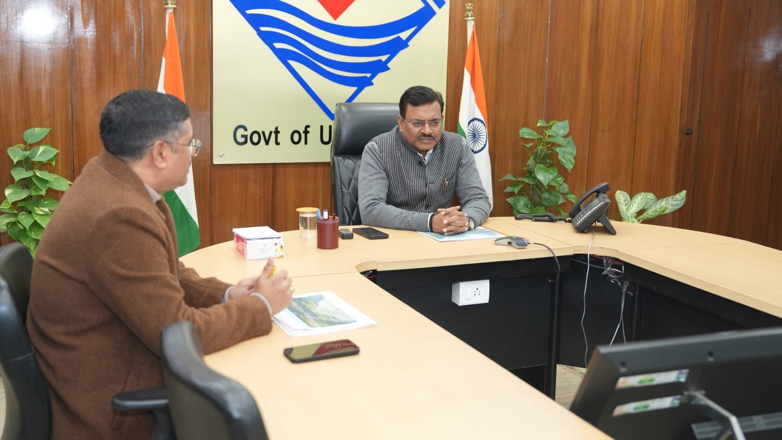 IMG 20260121 WA0014 मुख्य सचिव ने जमरानी व सौंग बांध परियोजनाओं की समीक्षा की, समय पर पूर्ण करने के निर्देश