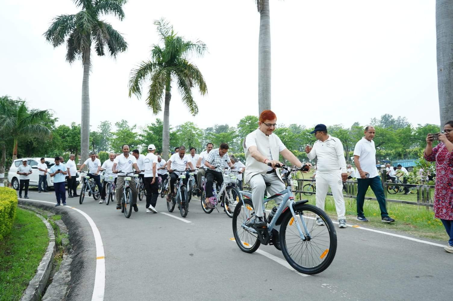 1 पंत विश्वविद्यालय में साइकिल रैली से पर्यावरण और स्वास्थ्य का संदेश