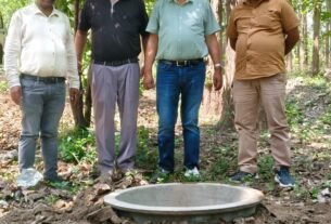 IMG 20260610 WA0006 पर्यावरणविद्  डॉ.पंत की वन्यजीवों के लिए सराहनीय पहल, टांडा जंगल में बनाई 20 सीमेंट होदियाँ
