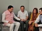 IMG 20260621 WA0032 शहीद लेफ्टिनेंट बीरेश्वर गोस्वामी के घर पाण्डेखोला पहुंचे मुख्यमंत्री धामी, परिजनों को बंधाया ढांढस