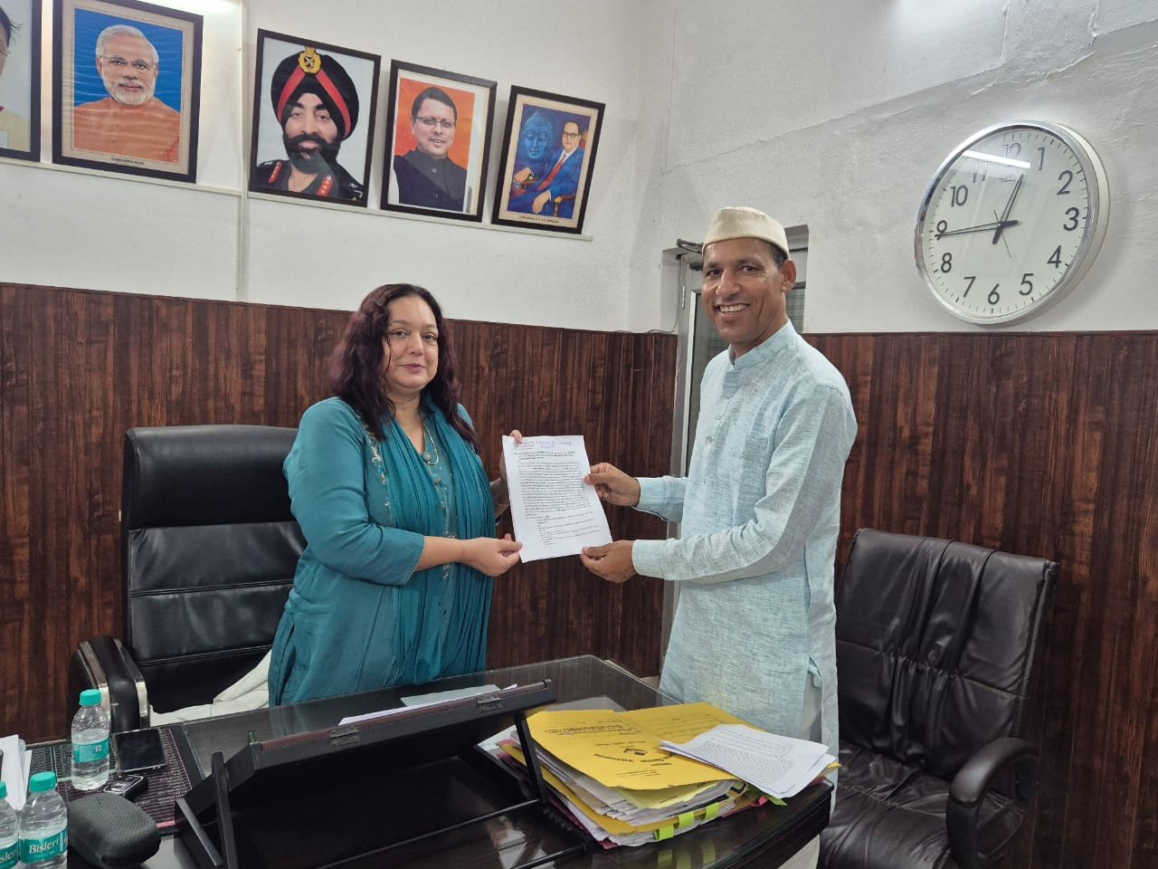 IMG 20260709 WA0038 दुग्ध उत्पादकों की समस्याओं को लेकर निदेशक इला गिरी से मिले हरीश पनेरू