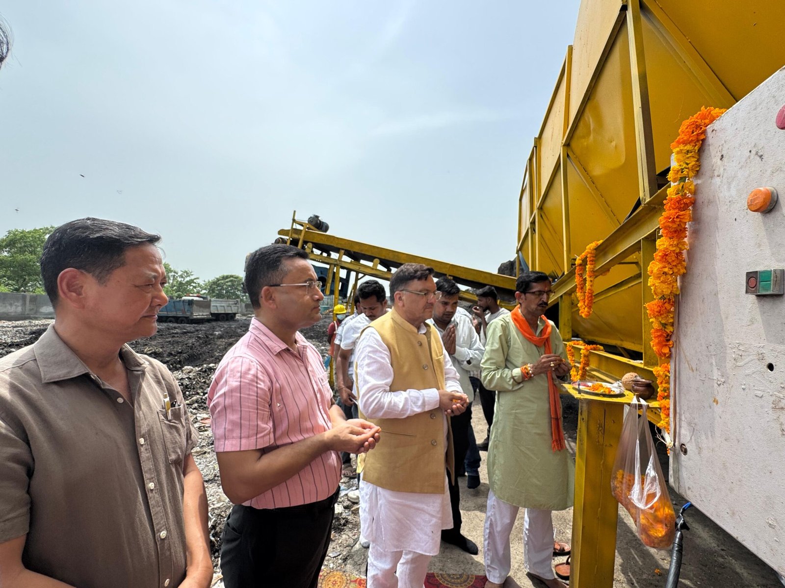 IMG 20260713 WA0021 scaled स्वच्छ हल्द्वानी की दिशा में नई पहल, मेयर गजराज ने किया लीगेसी वेस्ट प्रोसेसिंग प्लांट का शुभारम्भ 