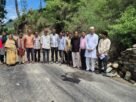 IMG 20260722 WA0048 पतलोट–कौडा़र–पश्यां मोटर मार्ग निर्माण की गुणवत्ता पर उठे सवाल, ग्रामीणों का प्रदर्शन