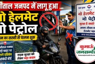 pet नैनीताल जिले में बिना हेलमेट दोपहिया वाहन चालकों को नहीं मिलेगा पेट्रोल
