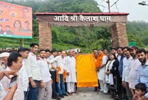 IMG 20260808 WA0045 मंत्री कैड़ा ने किया छोटा कैलाश मंदिर के सौंदर्यीकरण और पुनर्निर्माण कार्य का शुभारंभ, 2.65 करोड़ रुपये होंगे खर्च