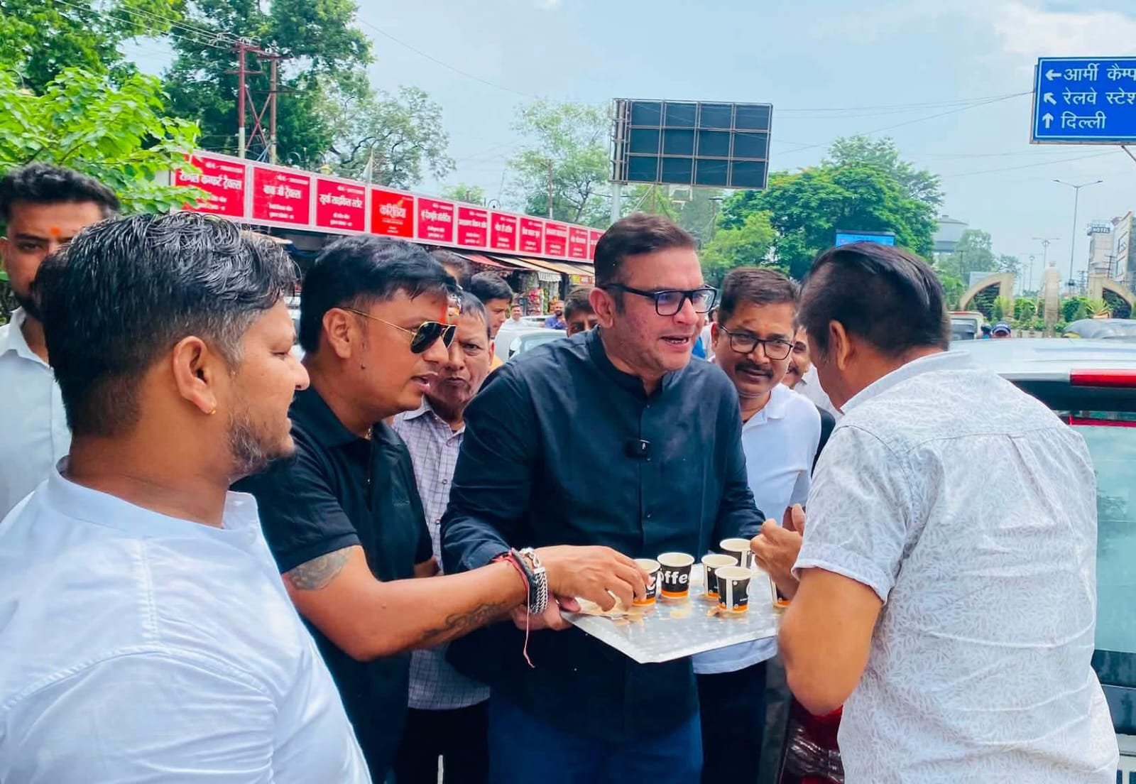 IMG 20260825 WA0042 चीनी महंगी तो कांग्रेस ने पिलाई फीकी चाय, तिकोनिया में गूंजा महंगाई के खिलाफ विरोध