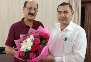 IMG 20260906 WA0058 स्वास्थ्य मंत्री से मिले सीएमओ डॉ. संजीव गोस्वामी, जिले की स्वास्थ्य व्यवस्थाओं और योजनाओं की दी जानकारी
