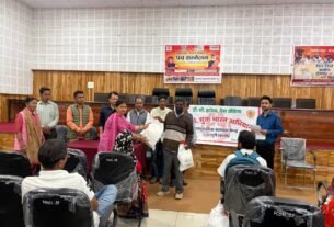 IMG 20260914 WA0016 धारी में टीबी मरीजों को वितरित की गई पोषण किट