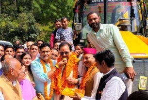 IMG 20260923 WA0041 झांझर-अक्सौड़ा–मझेड़ा मोटर मार्ग के सुधारीकरण कार्य का शुभारंभ