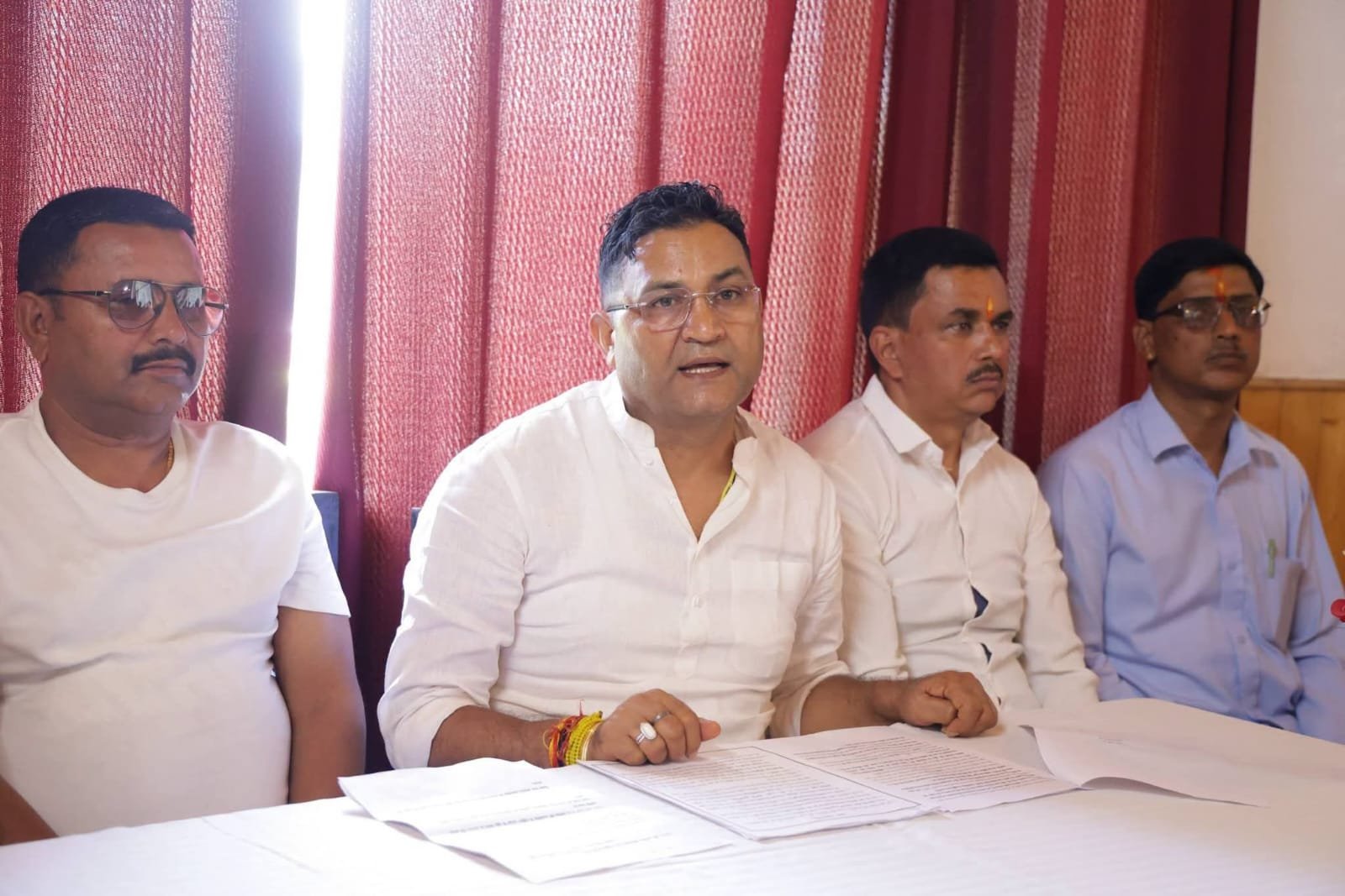 IMG 20261013 WA0027 अजीत डोभाल पर टिप्पणी उत्तराखंड के गौरव और स्वाभिमान पर हमला: मंत्री कैड़ा